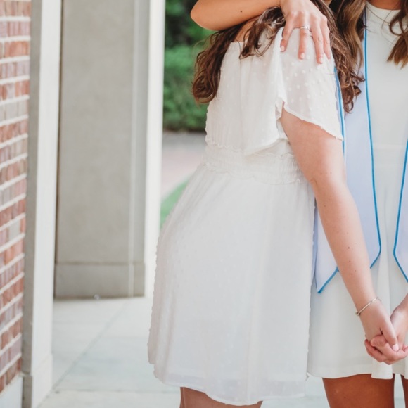 Altar’d State Dotted Swiss White Dress - medium - Picture 8 of 8